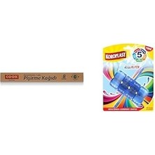 Nacario Cook Doğal Pişirme Kağıdı 37 cm x 8 M X1 + Koroplast 5 Etkili Wc Blok 2'li Beyaz Sabun