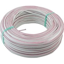 Nacario Powermaster Kablo 2x0.75 Cca Beyaz Kodlu Hoparlör KABLOSU(100MT)