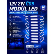 Kuzey Aksesuar 12V 2W Cob Modül LED Parmak LED Oto Iç Aydınlatma