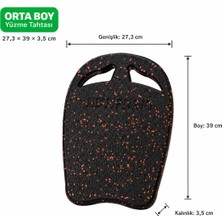 Premini Yüzme Eğlencesi Için Renkli Orta Boy Kickboard, Su Sporları Aksesuarı