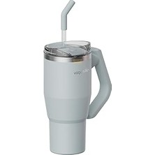 Nacario Vagonlife Tumbler 950ML Pipetli/pipetsiz Kullanım Fonksiyonel Kulplu Paslanmaz Çelik Termo