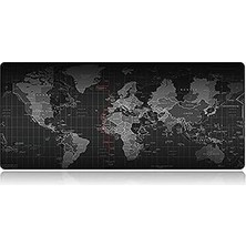 Nacario Xl Dünya Haritası Oyun Fare Altlığı, 70 x 30 Cm, Dünya Haritası Kaymaz Tabanlı Doğa