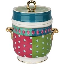 Nacario Lucky Art Estelle Bone Kulplu Kavanoz 16 cm