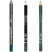 Nacario Tca Studıo Make-Up Professıonal Make Up 3'lü Ultra Waterproof Suya Fayanıklı Eyeliner Gö