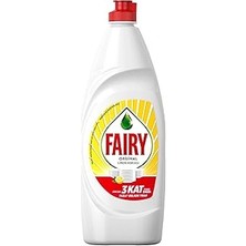 Nacario Fairy Orijinal Sıvı Bulaşık Deterjanı 650 ml Limon Kokulu, 1lü Paket