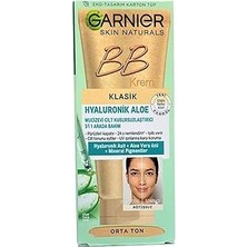 Nacario Hyaluronik Aloe Mucizevi Cilt Kusursuzlaştırıcı 5'i 1 Arada Bakım Kremi Orta Ton 50 ml