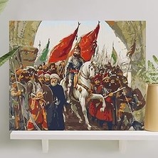 Nacario Sayılarla Boyama Tuval Seti 40X50 cm - Istanbul'un Fethi