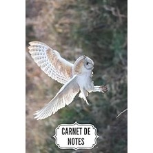 Nacario Carnet De Notes : Hibou Oiseau Effraie Des Clochers - Cadeau Pour Ornithologue: Cahier Lign�