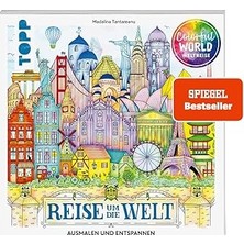Nacario Colorful World - Reise Um Die Welt: Ausmalen & Entspannen. Ausmalen Für Erwachsene (Colorfu
