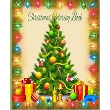 Nacario Independently Published Christmas Xmas Tree Coloring Book For All Ages Gift Present Girls Bo