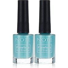 Nacario Note Nail Flawless Oje 40 Ocean Glaze, Yeşil (2 Paketi)