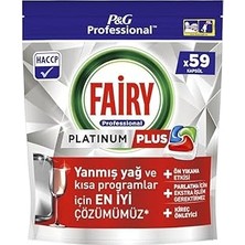 Nacario Fairy Professional Platinum Plus Bulaşık Kapsülleri, 59 Yıkama