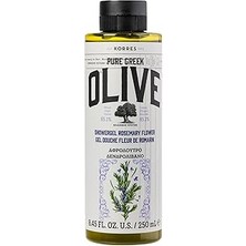 Nacario Korres Olıve Rosemary Flower Duş Jeli, Kadınlar ve Erkekler Için, Cildin Nemini Korur ve
