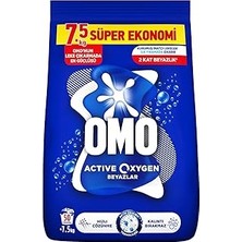 Nacario Omo Active Oxygen Beyaz Çamaşırlar Için Toz Deterjanı 7,5 kg