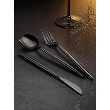 Nacario Aryildiz Aryıldız Versay Titanium 6 Kişilik 36 Parça Çatal Kaşık Bıçak Takımı