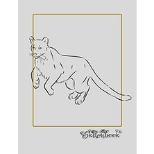 Nacario Sketchbook: African Wildlife Sketch, Large 8.5" x 11", 110 Pages, Perfect For Everyone, Cray