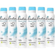Nacario Emotion Ocean Fresh Kadın Deodorant 6X150ML