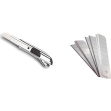 Nacario Metal Falçata Maket Bıçağı + 10 Adet Yedek Uç