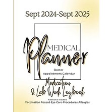 Nacario Independently Published 2024 Monthly Medical Planner: Doctor Appointment Calendar