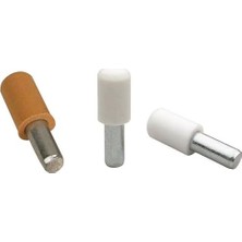 Nacario Metal Başlı Raf Pimi 5mm 25 Adet Siyah