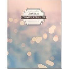 Nacario Dékokınd Projektplaner | Dın A4, 100+ Seiten, Register, Kontakte, Vintage Softcover | Für