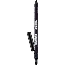 Nacario Smoky Eyes Mat Bitişli & Suya Dayanıklı Sünger Başlıklı Göz Kalemi