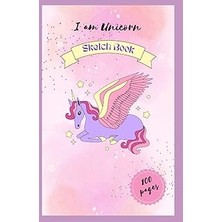 Nacario Sketchbook: Cute Unicorn , Blank Sketchbook For Girls & Boys, 100 Pages, 5.5" x 8.5", For Dr