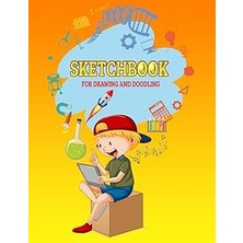 Nacario Sketchbook For Drawing And Doodling For Kids Ages 3-5, Kids Writing Notebook.: Size: 8.5 x 1