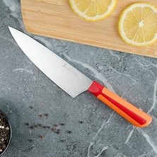 Nacario Aryıldız Plurex Big Şef Bıçağı 19 cm Kırmızı