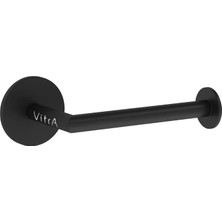 Nacario Vitra Origin A4488736 Tuvalet Kağıtlığı, Mat Siyah