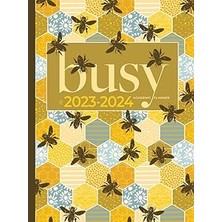 Nacario Academic Planner 2023-2024 Large | Busy Bumble Bee Hive Hardcover: July - June | Weekly & Mo