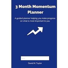 Nacario 3 Month Momentum Planner: A Guided Planner Helping You Make Progress On What's Most Importan