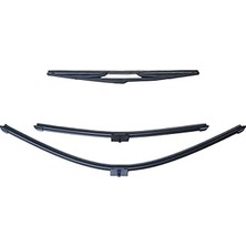 Nacario VASS41 Ön Cam Arka Cam Silecek Seti Peugeot 207 Hb Hatchback ile Uyumlu 2006-2014