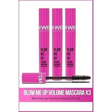 Nacario New Well 3x Blow Me Up Volume Mascara 8 ml Üçlü Set, T10611