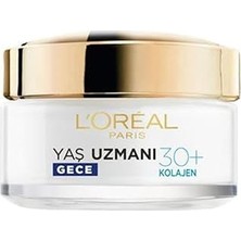 Nacario L'oreal Paris Yaş Uzmanı 30+ Kırışıklık Karşıtı Nemlendirici Gece Kremi