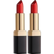 Nacario Golden Rose Lipstick No: 67 - Nemlendirici Etkili Kremsi Ruj (2 Paketi)