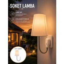 Fta Ticaret Ayarlanabilir Soket Lamba Gece Okuma Işığı