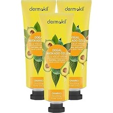Nacario Dermokil Avokado Özlü El ve Vücut Kremi, 75 ml x 3 Adet