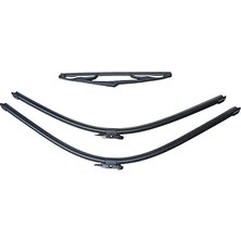 Nacario Ön Arka Cam Silecek 6426XF Citroen C4 Hb ile Uyumlu 2005-2010
