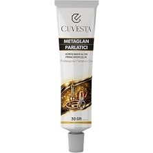 Nacario Metaglan Parlatıcı Gümüş/bakır/altın/krom/çelik/pirinç/nikel Parlatma Cilası 30 gr