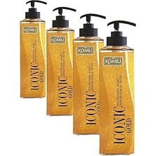 Nacario Komili 1878 Iconic Gold Peeling Etkili Premium Sıvı Sabun - 450 ml (4 Paketi)