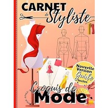 Nacario Independently Published Carnet De Styliste Croquis De Mode: Plus De 350 Silhouettes De Manne