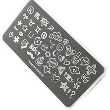 Nacario Nail Art Stamping Baskı Plakası S05
