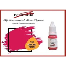 Nacario Fontenay Permania Kalıcı Makyaj Boyası Dudak Boyası Mercan Kırmızısı 10ML Mercan Kı