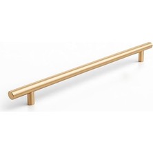 Nacario (1 Adet) 320MM Soft Altın Metal Mobilya Mutfak Dolap Çekmece Dolabı Kulbu Kulpu Kulpları