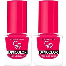 Nacario Golden Rose Ice Color Nail Lacquer NO:141 2li Paket