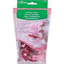 Nacario Clover Mid (H17,4,10) Stoffklammern Içerik Wonder Klips, 100 Adet