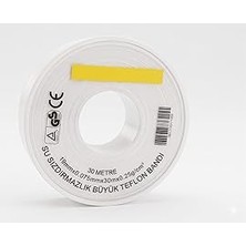 Nacario Genel Büyük Teflon Bant, Siyah, Plastik, 30 Metre, 10 Adet, Kanca ve Ilmek Bağlantı Ele