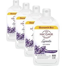 Nacario Hacı Şakir Sıvı Sabun, LAVANTA,1500 ml (4 Paketi)