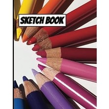 Nacario Sketchbook: Drawing Notebook With Colored Pencil Cover, Drawing Book (Size 8.5 x 11) (Sketch